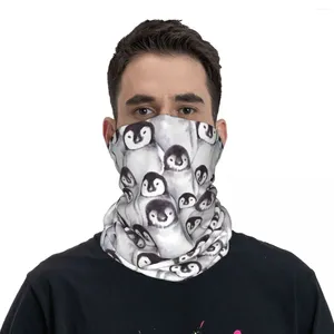 Scarves Cute Baby Penguin Bandana Neck Gaiter Printed Animal Magic Scarf Multi-use Headband Riding For Men Women Adult Winter