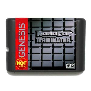 Cards New Arrival Robocop Versus the Terminator 16bit MD Game Card For Sega Mega Drive For Genesis