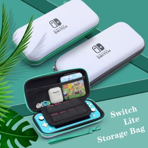 Fall ärenden för Nintendo Switch Lite Console Bundle Case Protective Case Hard Bärande förvaring Bag Switch Lite Pochette Game Accessory