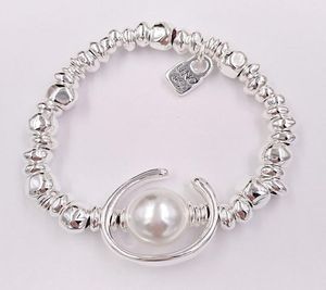 DIY Charms Evil Eye Jewelry Making Supplies UNO DE 50 925 Sterling Silver Armband för kvinnor Metal Bangles Handkedjededare Set 1354548
