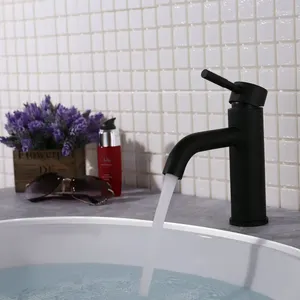 Rubinetti del lavandino da bagno rubinetto cucina in acciaio inossidabile nero a 360 gradi e rotazione del miscelatore a rubinetto d'acqua fredda con aeratore