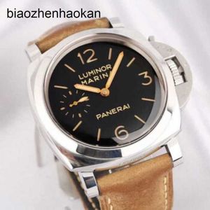 Panerai Luminor Watch Panerialumino Series Manual Mechanical Mens Sports Diving Swiss Black Plate Pam00422 205z