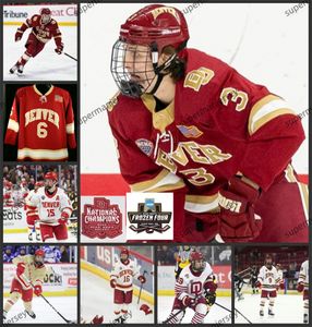 Massimo Rizzo 2024 Mistrzowie Denver Pioneers Hockey Jersey Lucas Olvestad Rieger Lorenz Carter King Tristan Broz Casey Dornbach Jared Wright Sam Harris Frozen Four