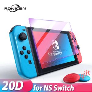 Jogadores Protetive Glass for Nintend Switch Protetor de tela de vidro temperado para Nintendo Switch NS Acessórios de vidro Proteção à tela