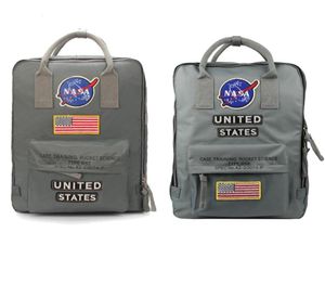 NASA Sırt Çantaları 19SS Ulusal Bayrak Tasarımcısı Backpack Erkek Tasarım Çantası Unisex Öğrencileri Bags3752513