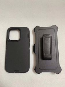 Nuovo custodia per il difensore Proteggi la copertina del telefono shockproof per per iPhone 15 14 13 12 Pro Max Mini 13Pro 12Mini con clip pacchetto