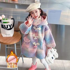 Jackets Girls' Outerwear Westernized Winter Clothing Thickened Fashionable Coat Trend