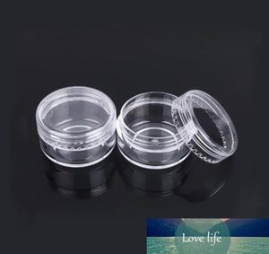 100pcs 2ml 3ml 5ml Empty Plastic Cosmetic Makeup Jar Pots Transparent Sample Bottles Eyeshadow Cream Lip Balm Storage Box9673164