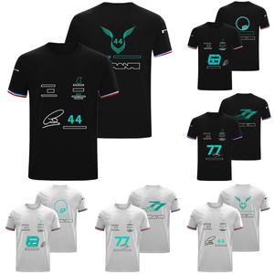 F1チームTシャツ2024フォーミュラ1レーシングファンメンズTシャツ半袖夏の男性女性ファッション特大Tシャツスポーツジャージ