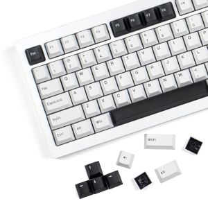 Zubehör 168 Tasten Doppelaufnahme PBT Keycap Benutzerdefinierte Bogenkeycap Cherry Profile Tastatur -Tastaturkaps für Cherry Gateron MX Switches Gaming -Tastatur