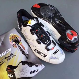 Buty Sidi Shot Froome Limited Edition/Włoch Sidi Shot Vent Vent Carbon Sole Rowing Buty Buty pełne podeszwa węglowe