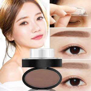 Enhancers Natural Arched Eyebrow Powder Stamp Quick Makeup Brow Stamps Waterproof Powder Palette for Eyebrows Eye Brow Tint Makeup Tools