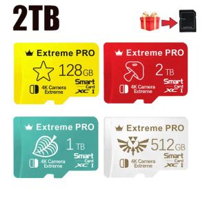 Карты Micro TF SD 1TB 2TB Memori Memori Card Card C10 TF Micro Cards 128GB 256GB 512GB U3 V30 4K TF CARD для Drone Camera Nintendo Switch