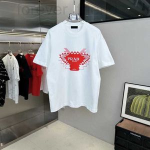 メンズTシャツデザイナー正しいトップバージョンドラゴンヘッドビッグピクチャーロングシリーズハードウェアレザーラベルメンズアンドレディースTシャツGC63の年