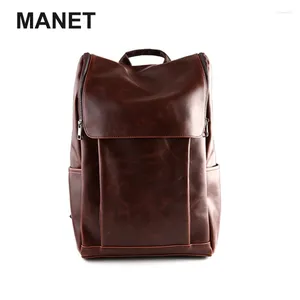 Backpack Manet de grande capacidade de curta distância Travelbag Bag de estilo de estudante coreano Bola de couro PU PU