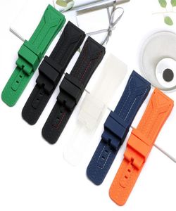 Accessori per orologi in gomma in silicone di alta qualità Braccialetta per braccialetti da polso impermeabile 28mm maschi per gli uomini per sette venerdì Strap273C2523502