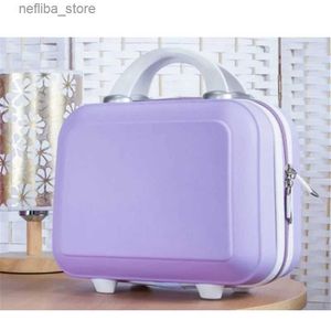 Sacchetti cosmetici caldi da 14 pollici per cosmetico sacca di buona qualità Girl carrey Case 3 d Abs da viaggio casual bagaglio da viaggio femminile Storage valigia regalo L410