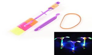 LED Arrow Helicopter Rotating Flying Toys Space UFO LED LED LIDZA Świąteczne Kids039 Nowatorskie dzieci latające zabawki6426673