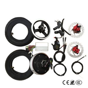 Kit di conversione della bici elettrica del motore Ruota motore elettrica da 10 pollici ruota motore 36V 48 V Accessori motori motori motori ad alta velocità