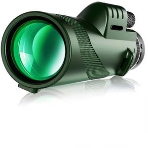 Monocular Telescope o wysokiej mocy 50x60 Długie zasięg Zoom Bak4 Prism Statyw Trefel Klip do lunetki na kemping na świeżym powietrzu