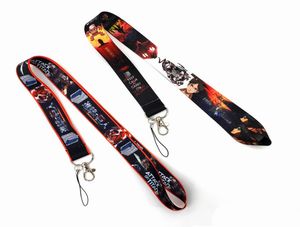 2021WHOLO NOVO 20PCS Japão anime atacante gigante lanyard Fashion Keys Mobile Telents Id Id Id para Cartão de Id de Chave do Car Mobile P7862954