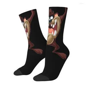 Men's Socks Tasmanian Devil Dress Men Women Warm Fashion Novelty Taz Cartoon Crew