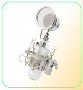 BM8000 Professional Sound Studio Recording Condenser Wired Microphone 35mm Plug Stand Holder Pop Filter for KTV Karaoke7061198