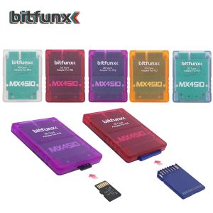 Lautsprecher Bitfunx MX4SIO SIO2SD TF/SD -Kartenadapter -Programm -Spielkarte für PS2 -Spielekonsolen Videokonsolen