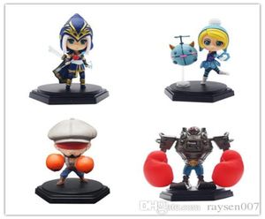 2017 Yeni 10 Styles League of Legends Action figür oyuncaklar sevimli aksiyon figürleri Oyun anime model koleksiyonu Garaj kiti kutu G8886162