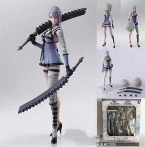 Nier Automata Anime Figure Kaine Sexy Girl Figur Wspólne ruchy PCV Figure Figurka Zabawki Kolekcja Model Doll Prezenty 14 cm C02209296362