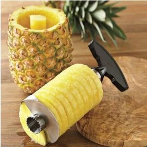Abacaxi slicer descascador cortador de parer faca aço inoxidável ferramentas de frutas de cozinha de cozinha acessórios de cozinha gadgets 240415