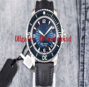 ZF Factory 45mm Fifty Fathoms Watchs Diving Tapphire Crystal Luminous Mens Watches Ceramic Bezel Stainless Steelwatches Aut5142044