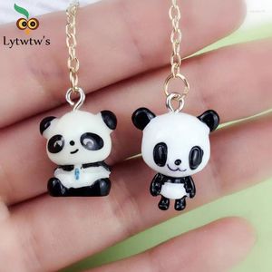 1pcs Lytwtw's Cute Kawaii Panda Pendant Gel Stationery Stationery Office Office Regalo creativo Korea Sweet Assulto adorabile Cartoon adorabile