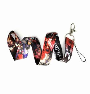 Mobiltelefonband charms 10st Black Clover Cartoon Chain Neck Rem Keys Mobile Lanyard ID Badge Holder Rope Anime Keychain Par5059190