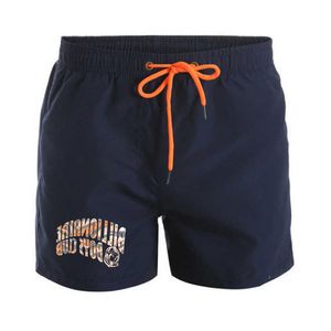 Projektanci Shorts Men Brand Drukowana oddychająca w stylu sportowy sport dla swobodnego letniego elastycznego szybkiego suszącego miliardera spodni plażowego stroju kąpielowa