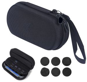 Cases For PS Vita 1000, PSV 2000 Carrying Storage Bag Portable Travel Organizer Case Analog Silicone Thumb Stick Grip Joystick Caps