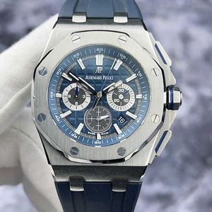 Designer Watch Luxury Automatic Mechanical Watches 26480Ti Titanium Material Blue Dial Mens Movement Wristwatch