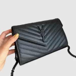 Loulou handväska designer kvinnor väska axelväska kuvertformad krokodil crossbody väska messenger accessoarer boce calfskin te032 h4