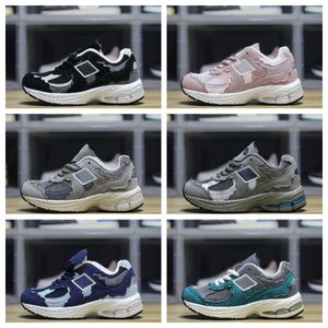 Free Shipping New Classic Balence 2002R Running Shoes 2002 R Athletic Protection Pack Phantom Rain Cloud Sail B2002R Kids Royal Grey Outdoor Sneakers