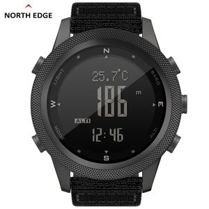 North Edge Apache-46 Herren Sport Smart Watch Digital Altimeter Barometer-Kamera aktiviert mit Metallhülle für iOS mit Kompass