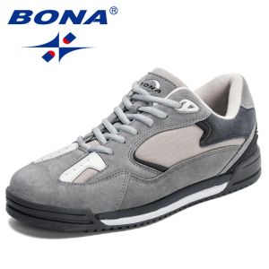Bools Bona 2023 Новые дизайнеры ретро дикие повседневные скейтбординг теннисной обувь мужчины бренд бренд ходьба бегает обувь Mansculino
