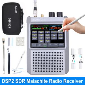 Радио -малахит DSP2 SDR Rediver Radio Новая прошивка 2.30 Second Generation 5000mah Батарея Digital Radio 10 кГц380 МГц 404 МГц2 ГГц