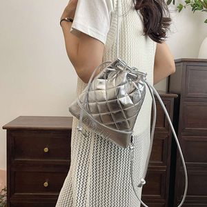 Designer Denim Borse Channelies Womens Leisure Mini Backpack Cancavo Cancavo Diamond Grid Bagna a spalla singola Crossbody DSCR DSCR