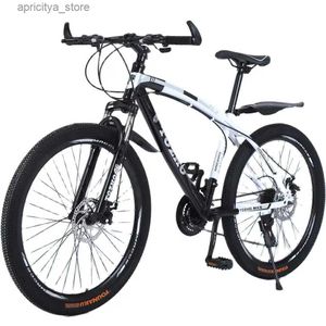 Bikes Bicyc Steel Frame Cyc 26 Inch Disc Brake Chopper Body Building Cycling Mountain Bike Sports L48