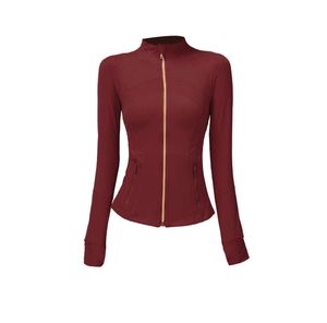 Designer feminino Definir fitness yoga roupa de ioga jaqueta feminina jaqueta esportiva slim stand up colar zíper de manga longa de iogas camisa de iogas ginástica casaco esportivo 2024