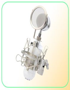 BM8000 Professional Sound Studio Recording Condenser Microfone com fio Filtro pop de suporte de plugue de 35 mm Para KTV Karaoke8026463