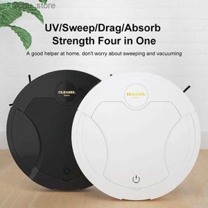 Robot Vacuum Cleaners 2024 New Vacuum Cleaner Household Sweeping Robot Mobile Spray Humidifier Cleaning Machine Automatic Home Appliance Gift Set Y240418