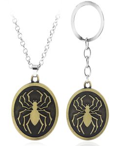 Anime Animation Hunter X Hunter Phantom Troupe Spider Logo Totem Alloy Keychains Keychain Keyring Key Chain Pendant Necklace9645573