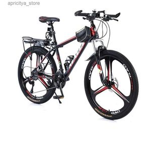 Cyklar PROMOTIONAL sin MACCE 21 Speed ​​Frame Bicyc Mtb Full Suspension Disc Brake Cyc High Carbon Steel Two Wheels Mountain Bike L48