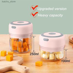 Juicers GAR1995masher Grinder elettrico portatile 100 ml GAR1995Chopper USB Food Rorot da cucina Tool cucina Y240418